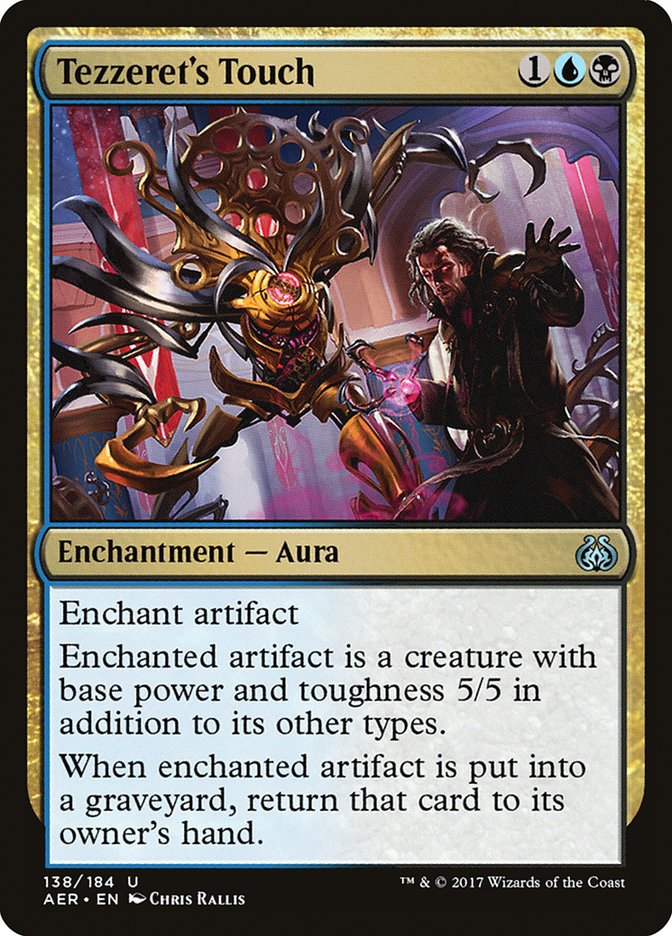 Tezzeret's Touch [Aether Revolt] MTG Single Magic: The Gathering | Red Claw Gaming