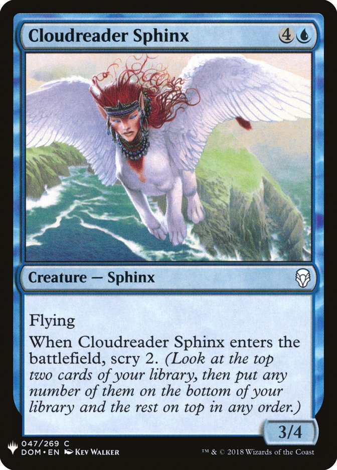 Cloudreader Sphinx [Mystery Booster] MTG Single Magic: The Gathering | Red Claw Gaming