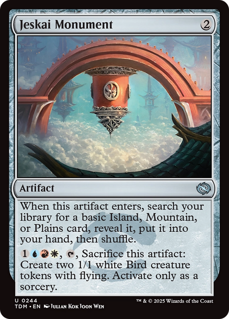 Jeskai Monument [Tarkir: Dragonstorm] MTG Single Magic: The Gathering | Red Claw Gaming