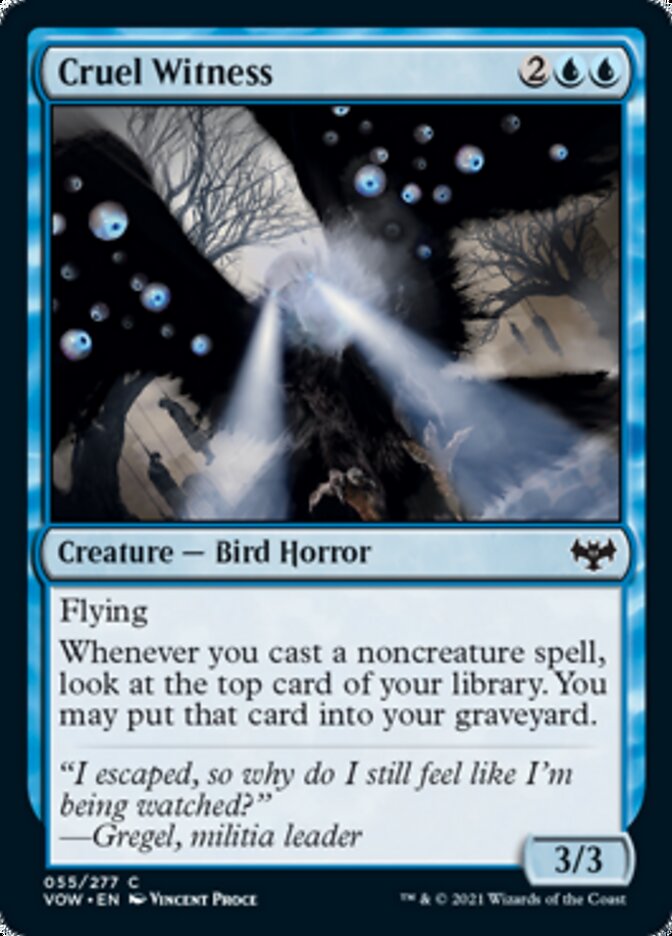 Cruel Witness [Innistrad: Crimson Vow] MTG Single Magic: The Gathering | Red Claw Gaming