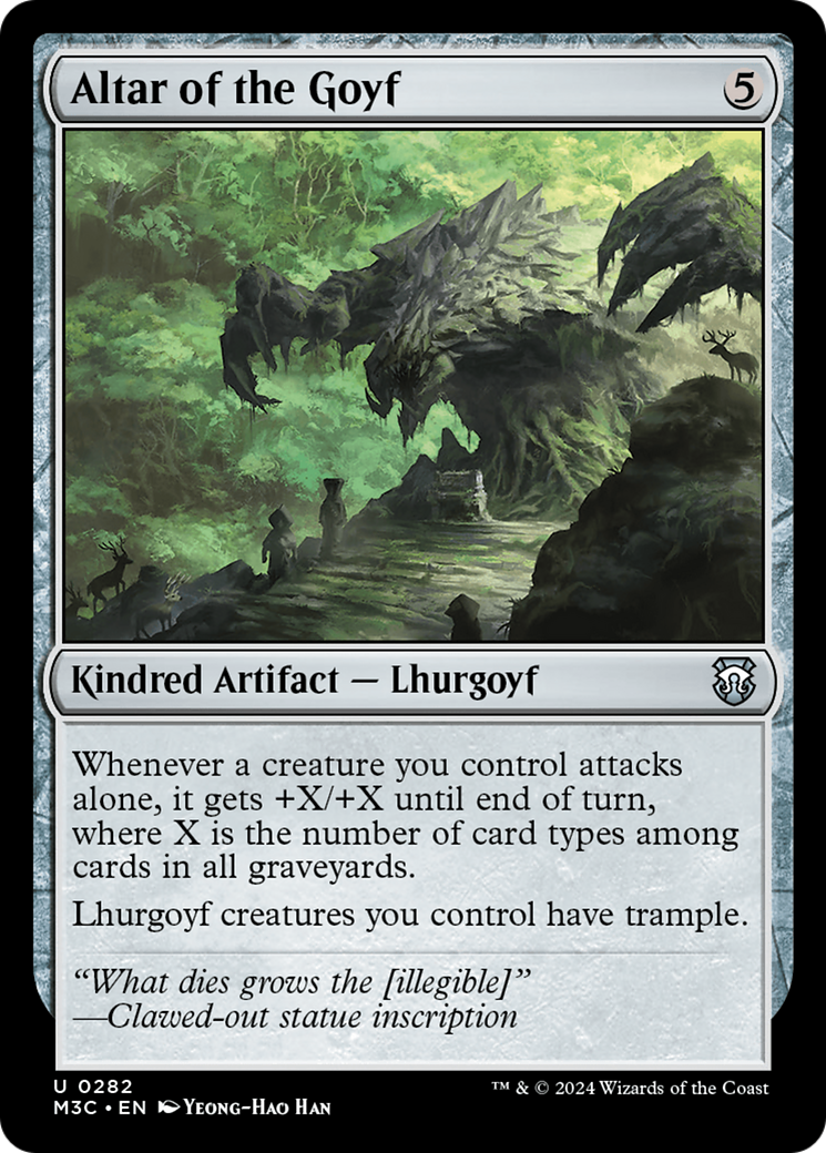 Altar of the Goyf (Ripple Foil) [Modern Horizons 3 Commander] MTG Single Magic: The Gathering | Red Claw Gaming