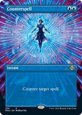 Counterspell (Borderless Alternate Art) [Modern Horizons 2] MTG Single Magic: The Gathering | Red Claw Gaming