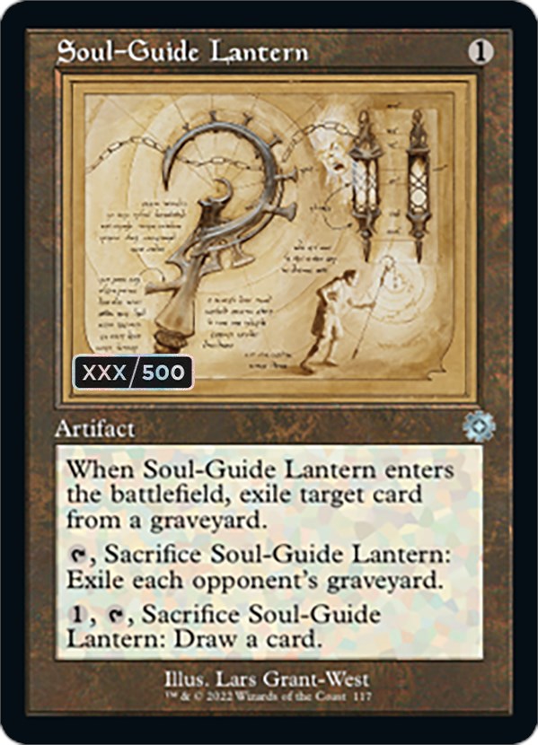 Soul-Guide Lantern (Retro Schematic) (Serialized) [The Brothers' War Retro Artifacts] MTG Single Magic: The Gathering | Red Claw Gaming