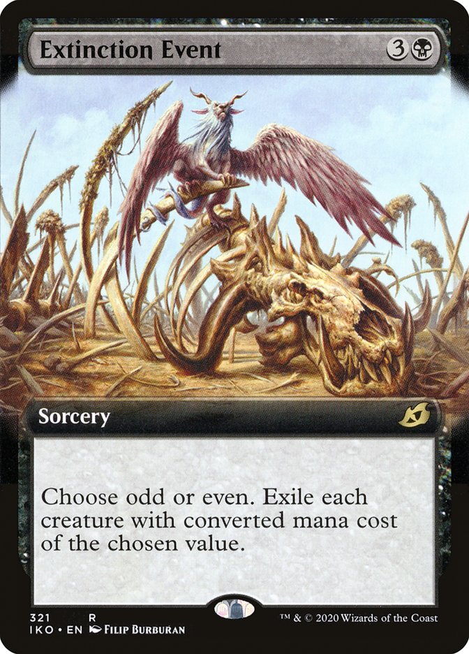 Extinction Event (Extended Art) [Ikoria: Lair of Behemoths] MTG Single Magic: The Gathering | Red Claw Gaming