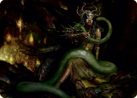 Saryth, the Viper's Fang Art Card [Innistrad: Midnight Hunt Art Series] MTG Single Magic: The Gathering | Red Claw Gaming