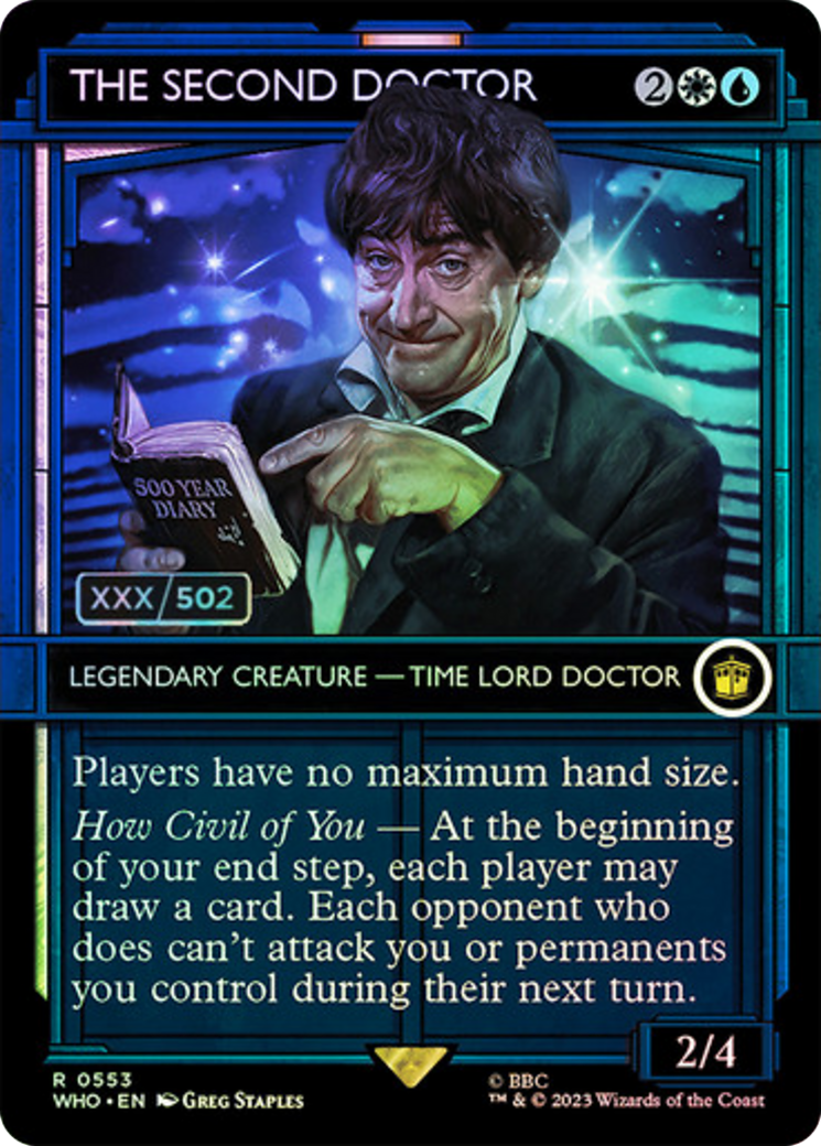 The Second Doctor (Serial Numbered) [Doctor Who] MTG Single Magic: The Gathering | Red Claw Gaming