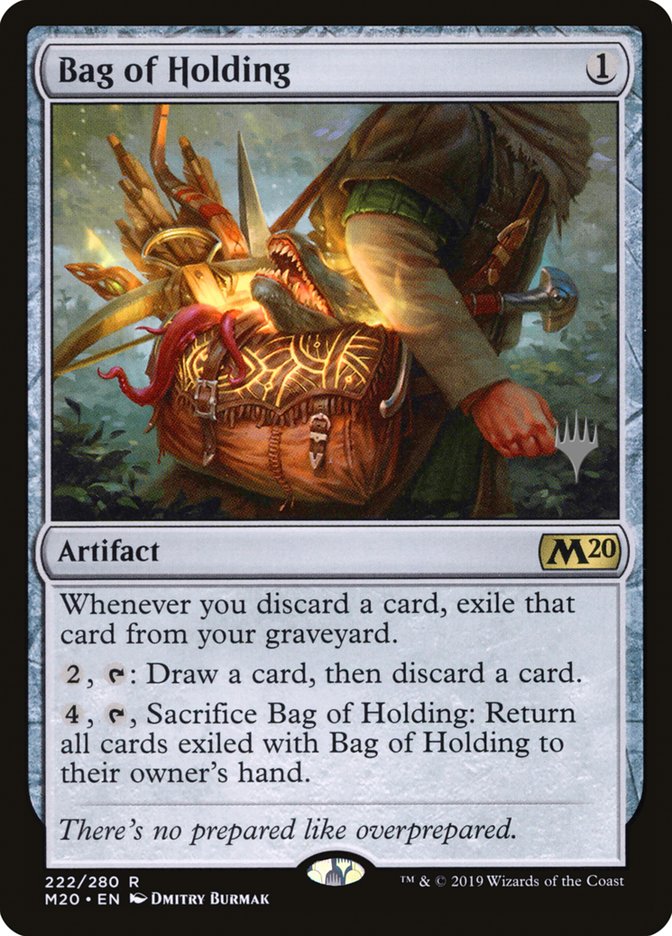 Bag of Holding (Promo Pack) [Core Set 2020 Promos] MTG Single Magic: The Gathering | Red Claw Gaming