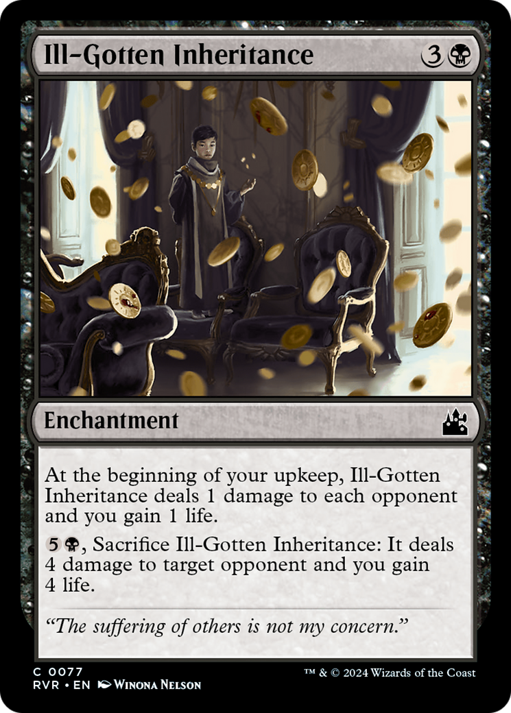 Ill-Gotten Inheritance [Ravnica Remastered] MTG Single Magic: The Gathering | Red Claw Gaming