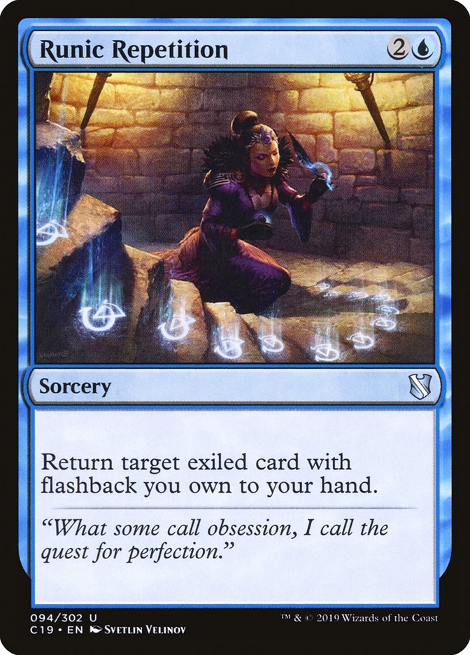 Runic Repetition [Commander 2019] MTG Single Magic: The Gathering | Red Claw Gaming