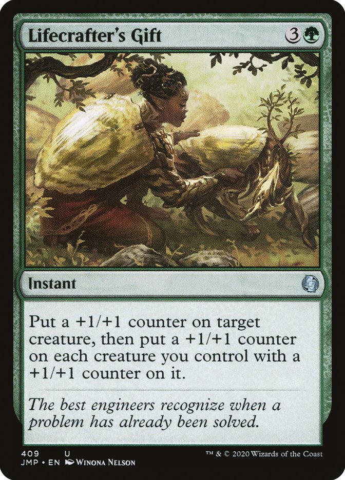 Lifecrafter's Gift [Jumpstart] MTG Single Magic: The Gathering | Red Claw Gaming