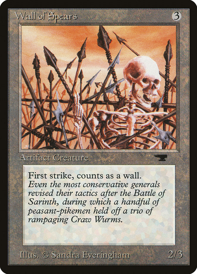 Wall of Spears [Antiquities] MTG Single Magic: The Gathering | Red Claw Gaming