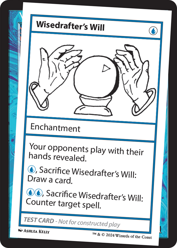 Wisedrafter's Will [Mystery Booster 2 Playtest Cards] MTG Single Magic: The Gathering | Red Claw Gaming