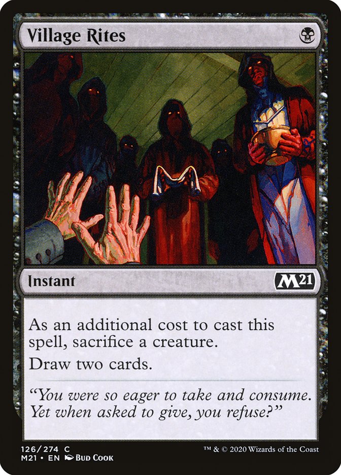 Village Rites [Core Set 2021] MTG Single Magic: The Gathering | Red Claw Gaming