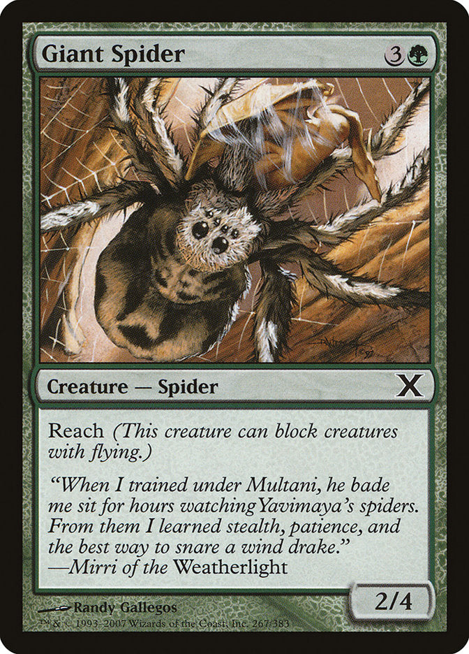Giant Spider [Tenth Edition] MTG Single Magic: The Gathering | Red Claw Gaming