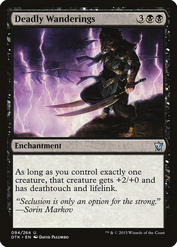 Deadly Wanderings [Dragons of Tarkir] MTG Single Magic: The Gathering | Red Claw Gaming