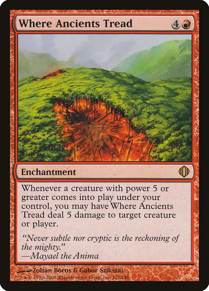 Where Ancients Tread [Shards of Alara] MTG Single Magic: The Gathering | Red Claw Gaming