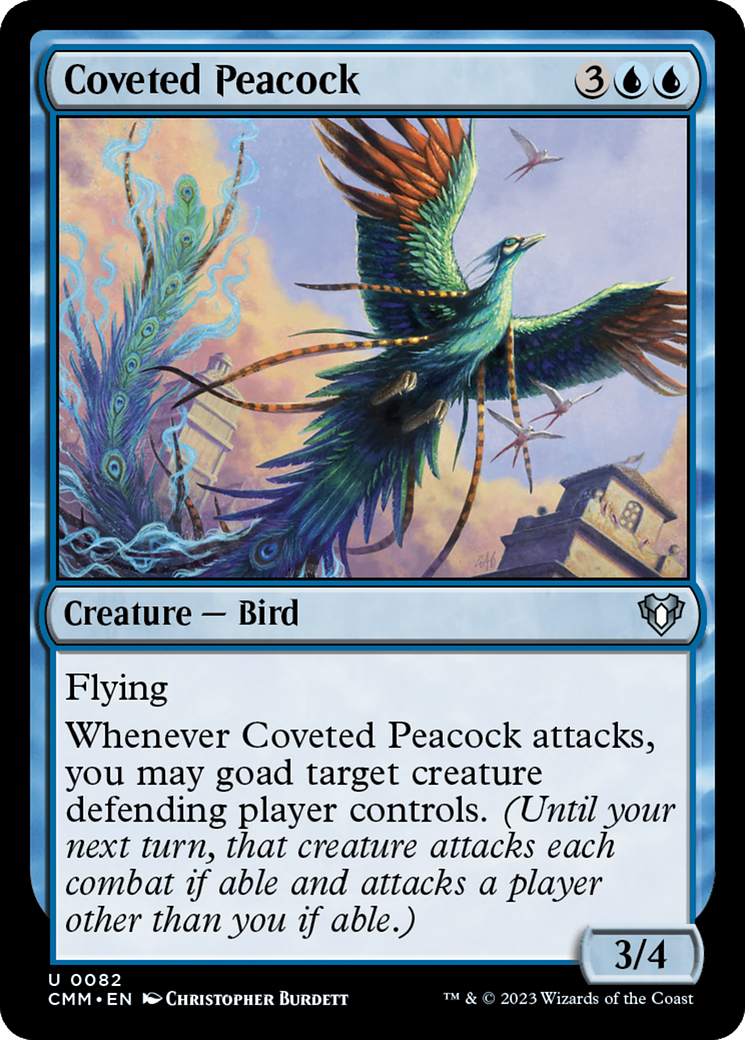 Coveted Peacock [Commander Masters] MTG Single Magic: The Gathering | Red Claw Gaming