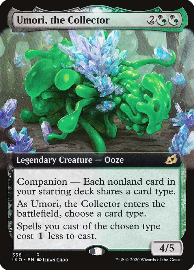 Umori, the Collector (Extended Art) [Ikoria: Lair of Behemoths] MTG Single Magic: The Gathering | Red Claw Gaming