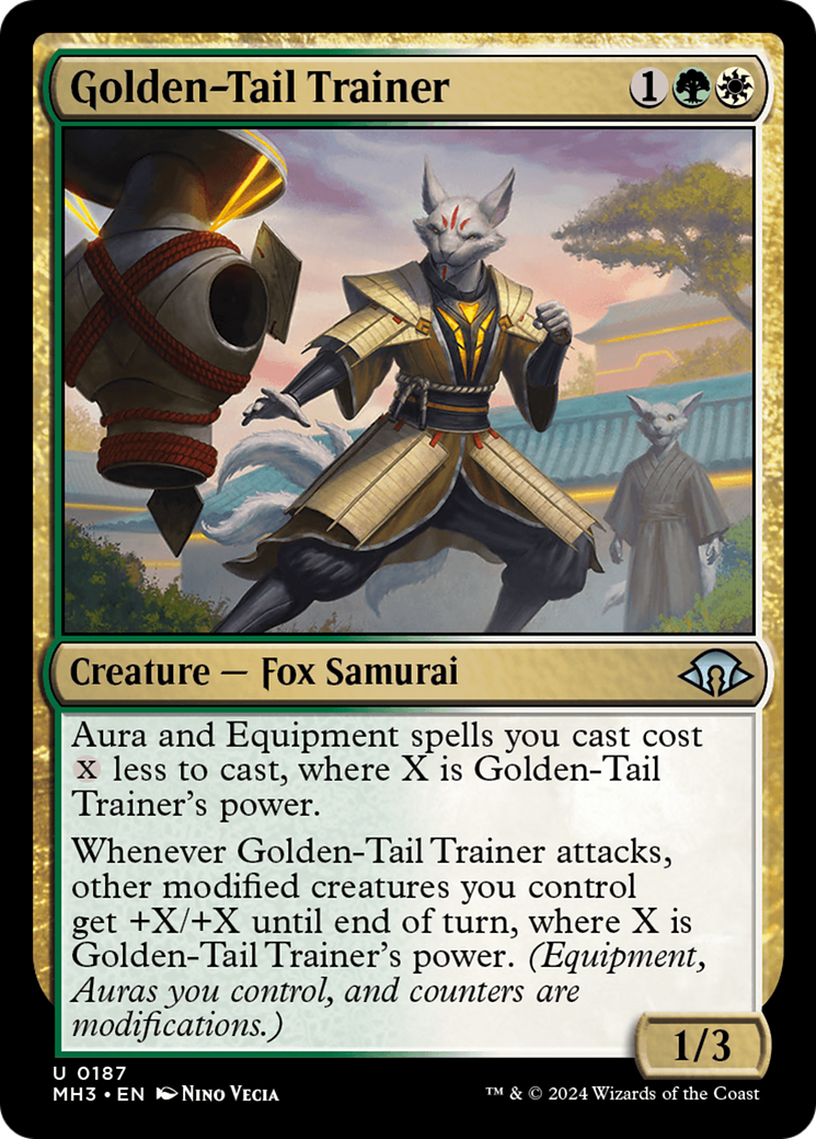 Golden-Tail Trainer [Modern Horizons 3] MTG Single Magic: The Gathering | Red Claw Gaming
