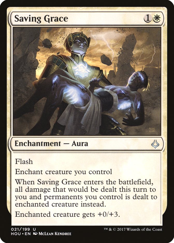 Saving Grace [Hour of Devastation] MTG Single Magic: The Gathering | Red Claw Gaming
