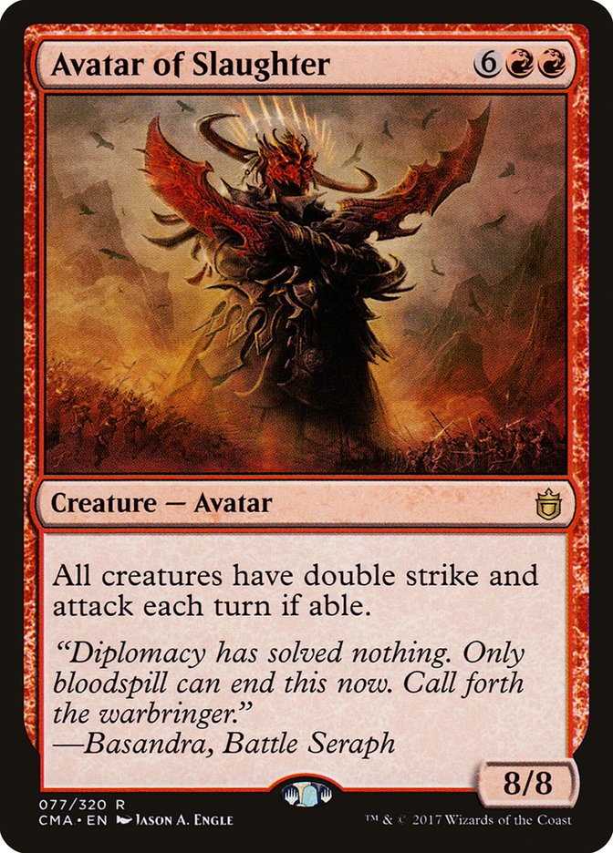 Avatar of Slaughter [Commander Anthology] MTG Single Magic: The Gathering | Red Claw Gaming