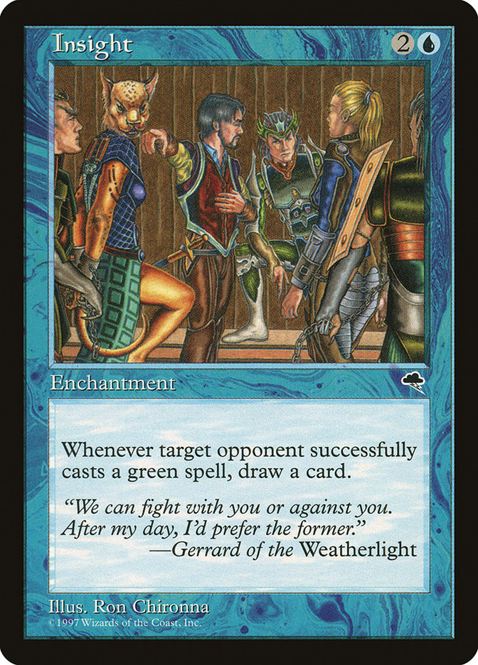 Insight [Tempest] MTG Single Magic: The Gathering | Red Claw Gaming