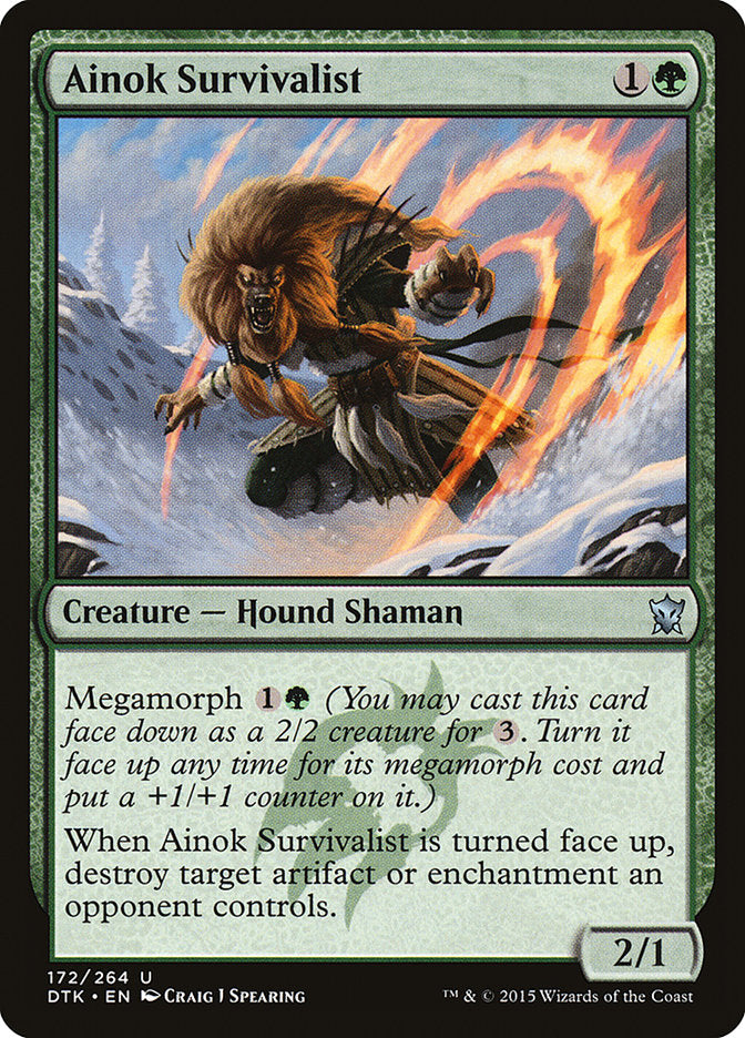 Ainok Survivalist [Dragons of Tarkir] MTG Single Magic: The Gathering | Red Claw Gaming