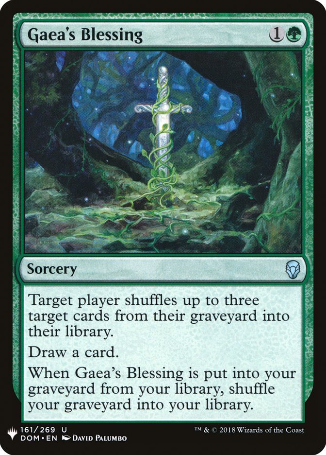Gaea's Blessing [Mystery Booster] MTG Single Magic: The Gathering | Red Claw Gaming