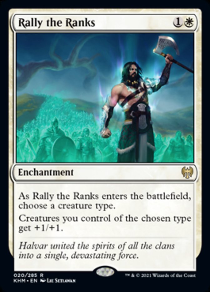 Rally the Ranks [Kaldheim] MTG Single Magic: The Gathering | Red Claw Gaming