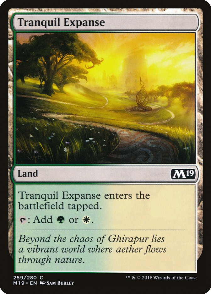 Tranquil Expanse [Core Set 2019] MTG Single Magic: The Gathering | Red Claw Gaming