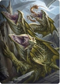 Grakmaw, Skyclave Ravager Art Card [Zendikar Rising Art Series] MTG Single Magic: The Gathering | Red Claw Gaming