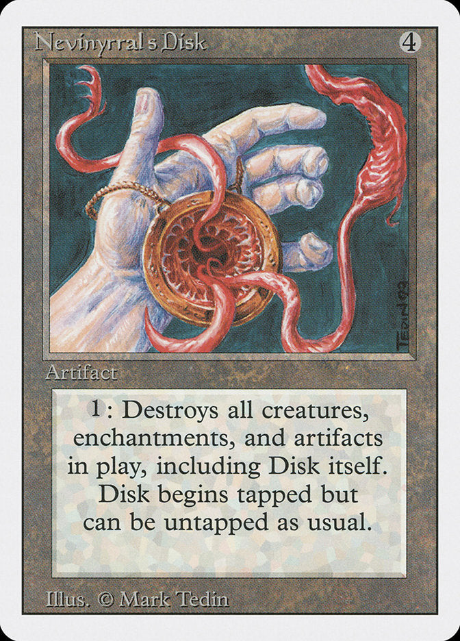 Nevinyrral's Disk [Revised Edition] MTG Single Magic: The Gathering | Red Claw Gaming