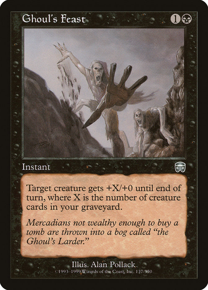Ghoul's Feast [Mercadian Masques] MTG Single Magic: The Gathering | Red Claw Gaming