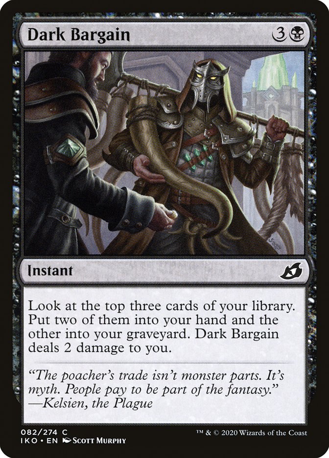 Dark Bargain [Ikoria: Lair of Behemoths] MTG Single Magic: The Gathering | Red Claw Gaming