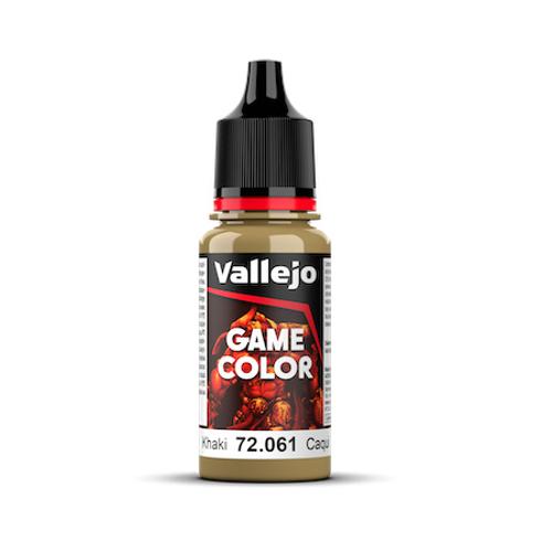 GAME COLOR 061-18ML. KHAKI Vallejo Game Color Vallejo    | Red Claw Gaming