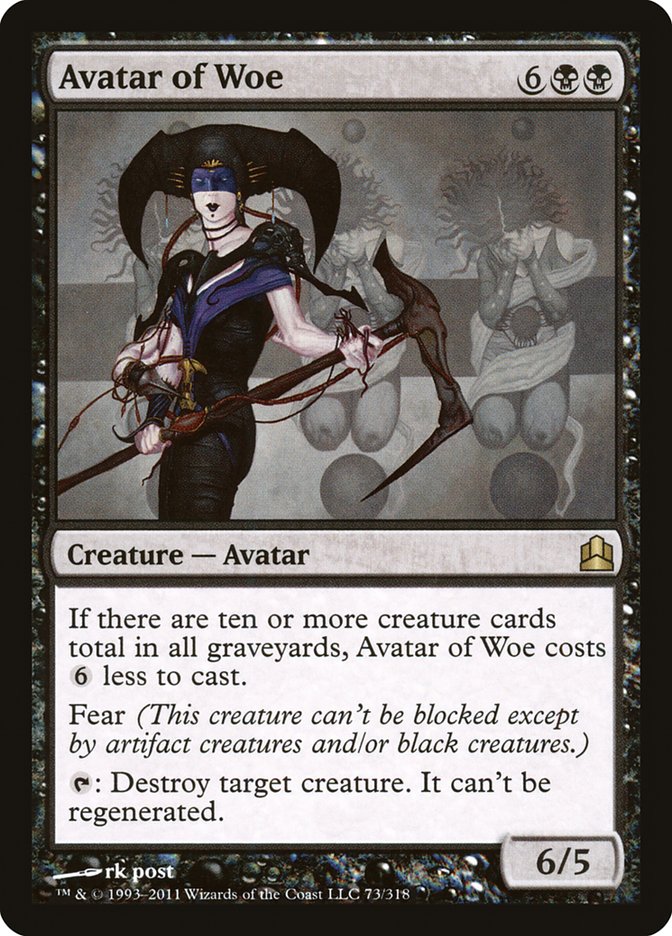 Avatar of Woe [Commander 2011] MTG Single Magic: The Gathering | Red Claw Gaming