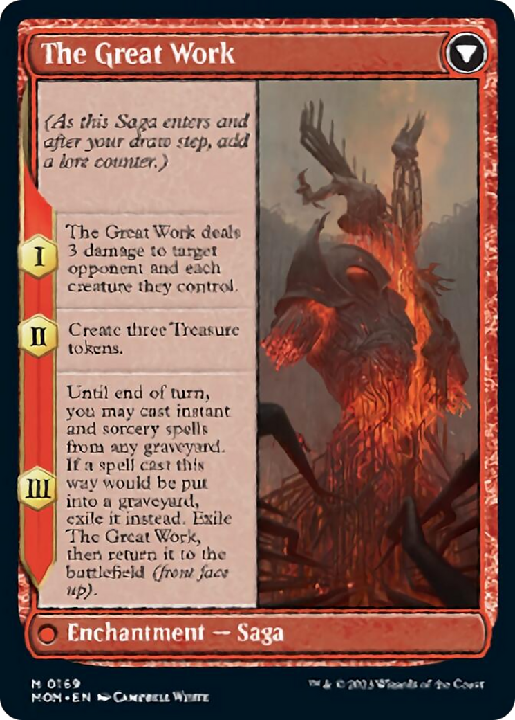 Urabrask // The Great Work [March of the Machine] MTG Single Magic: The Gathering    | Red Claw Gaming