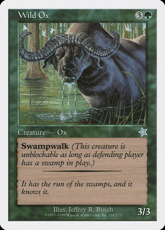 Wild Ox [Starter 1999] MTG Single Magic: The Gathering | Red Claw Gaming