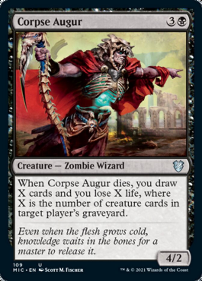 Corpse Augur [Innistrad: Midnight Hunt Commander] MTG Single Magic: The Gathering | Red Claw Gaming
