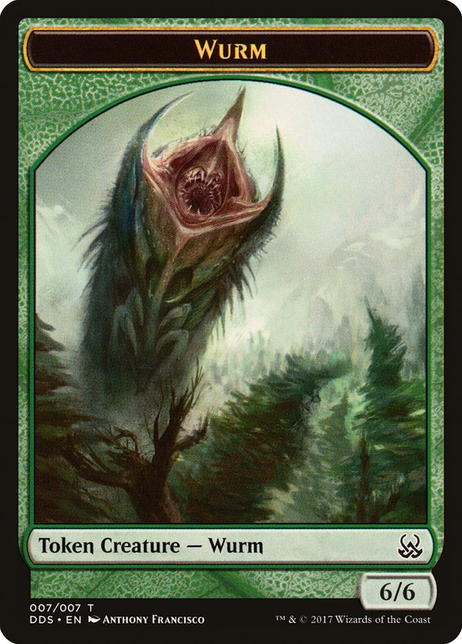 Wurm Token [Duel Decks: Mind vs. Might Tokens] MTG Single Magic: The Gathering | Red Claw Gaming