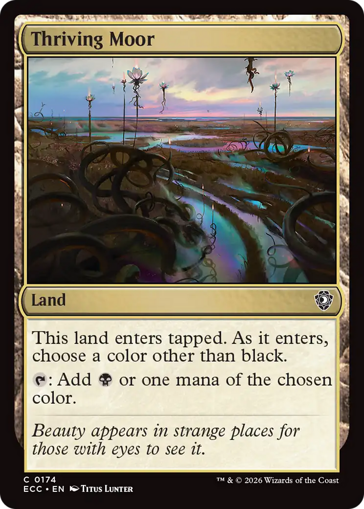 Thriving Moor [Lorwyn Eclipsed Commander] MTG Single Magic: The Gathering | Red Claw Gaming