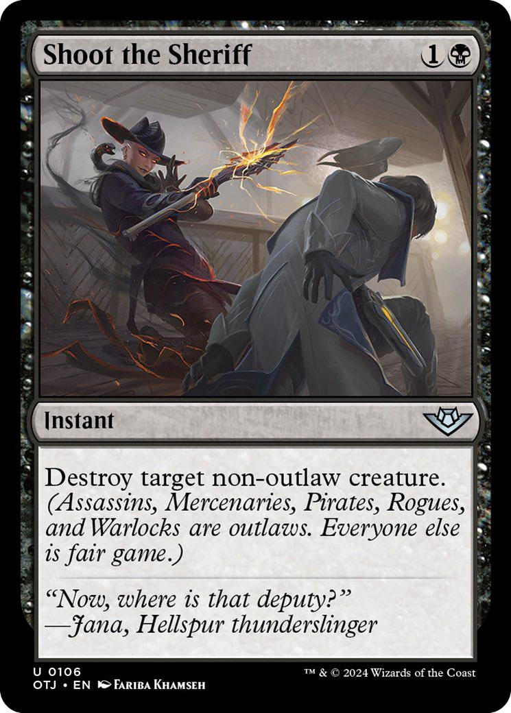 Shoot the Sheriff [Outlaws of Thunder Junction] MTG Single Magic: The Gathering    | Red Claw Gaming
