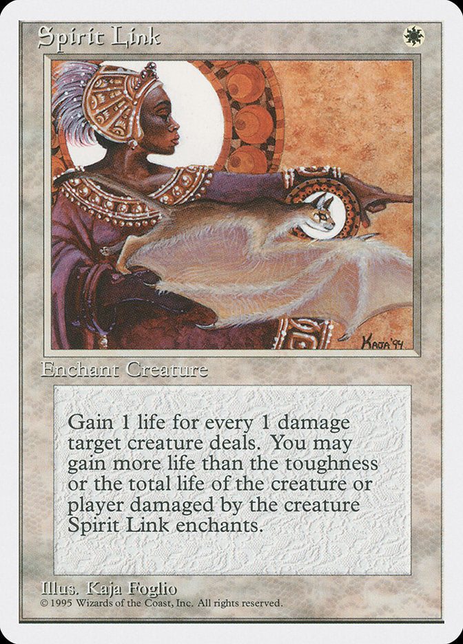 Spirit Link [Fourth Edition] MTG Single Magic: The Gathering | Red Claw Gaming
