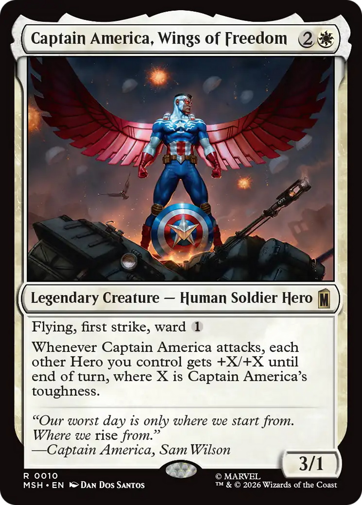 Captain America, Wings of Freedom [Marvel Super Heroes] | Red Claw Gaming