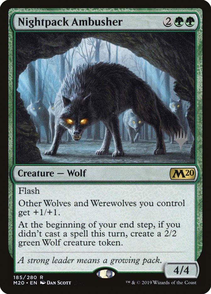 Nightpack Ambusher (Promo Pack) [Core Set 2020 Promos] MTG Single Magic: The Gathering | Red Claw Gaming