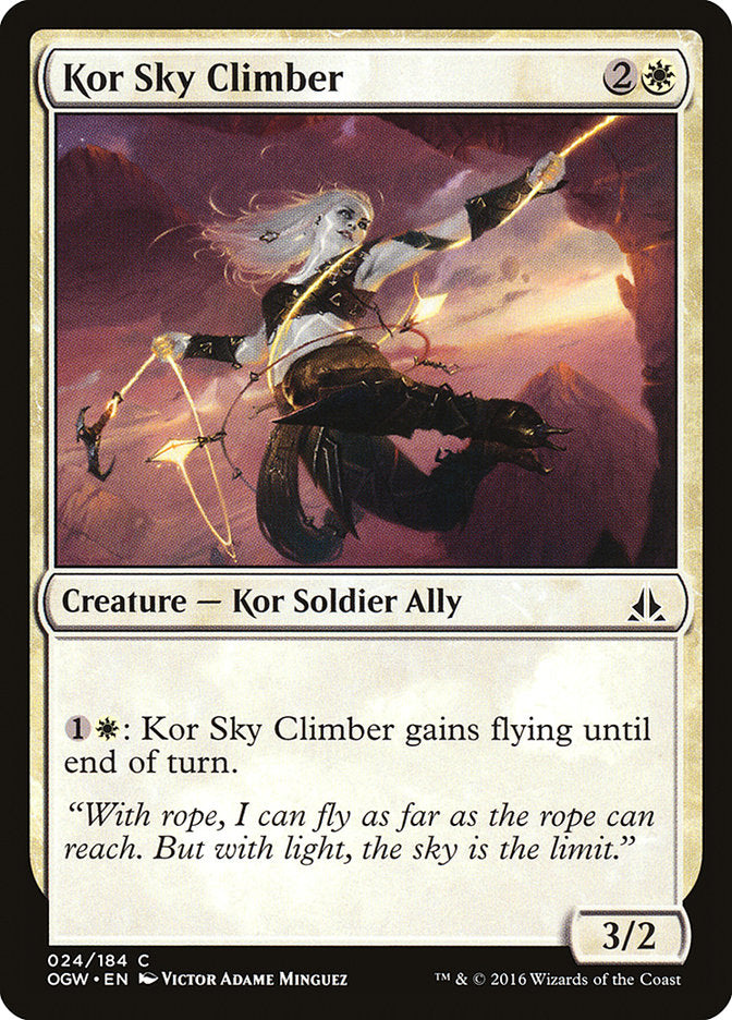 Kor Sky Climber [Oath of the Gatewatch] MTG Single Magic: The Gathering | Red Claw Gaming