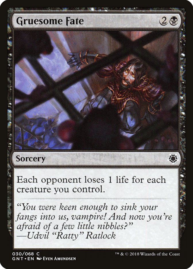 Gruesome Fate [Game Night 2018] MTG Single Magic: The Gathering | Red Claw Gaming