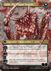 Grist, Voracious Larva // Grist, the Plague Swarm (Borderless) (Textured Foil) [Modern Horizons 3] MTG Single Magic: The Gathering | Red Claw Gaming