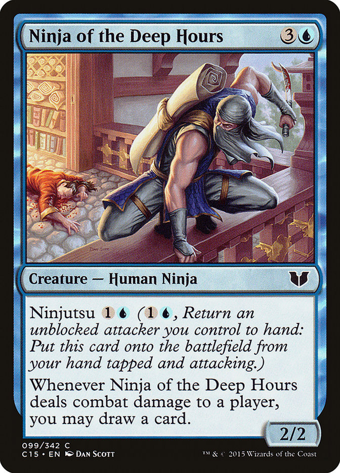 Ninja of the Deep Hours [Commander 2015] MTG Single Magic: The Gathering | Red Claw Gaming