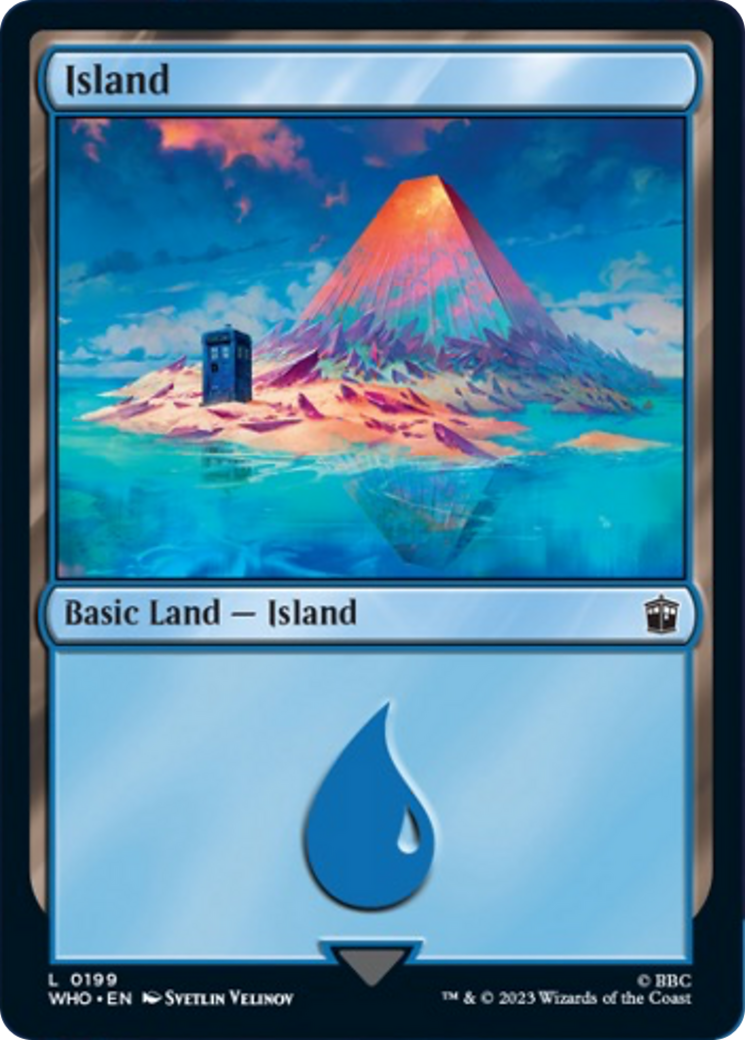Island (199) [Doctor Who] MTG Single Magic: The Gathering | Red Claw Gaming